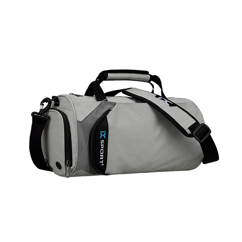 Cylindrical Sports Bag – durable nylon, unisex design, spacious & portable for yoga & sports - TNT Fitness Gear