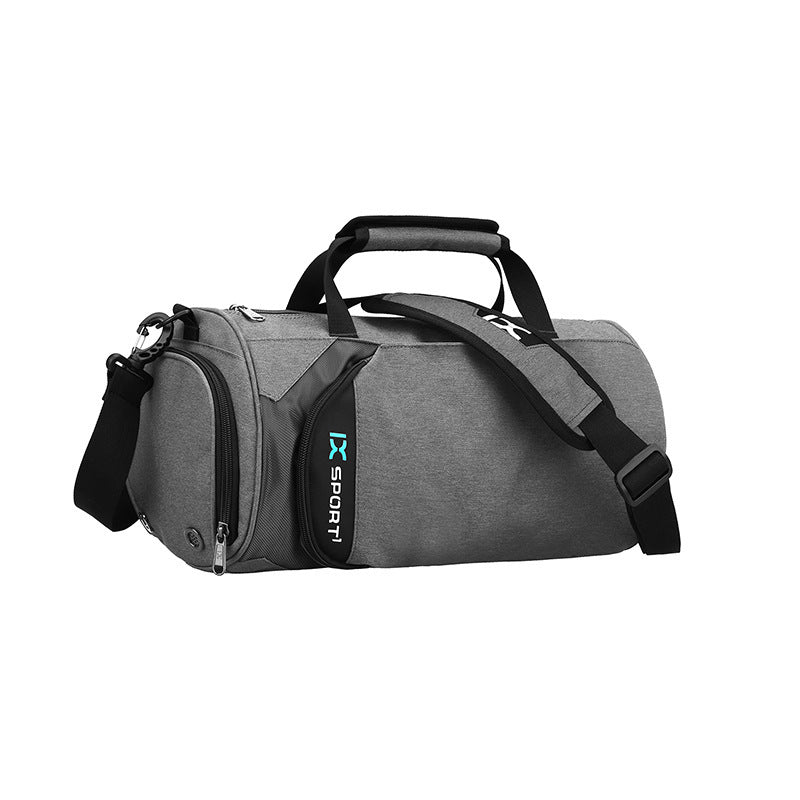 Cylindrical Sports Bag – durable nylon, unisex design, spacious & portable for yoga & sports - TNT Fitness Gear