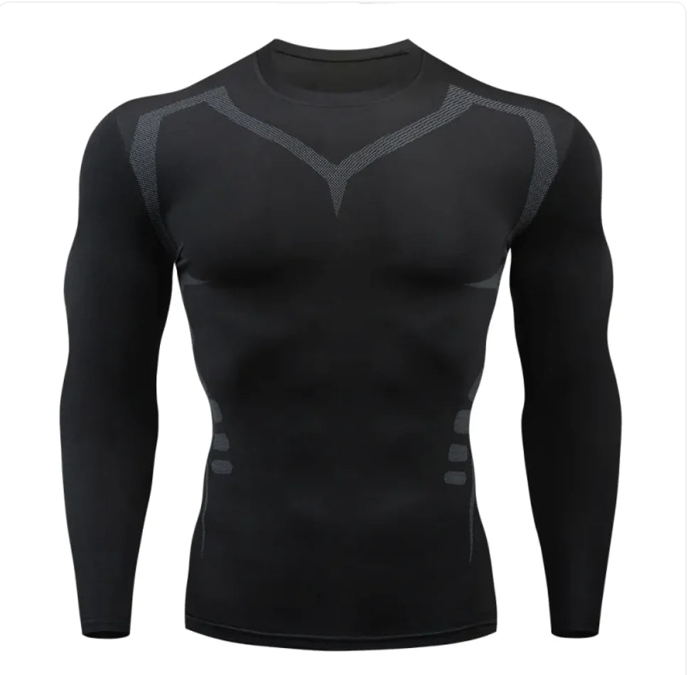 Men's Quick-Dry Sports Workout Shirt: Lightweight and breathable shirt designed to wick away moisture, keeping you cool and comfortable during intense workouts or outdoor activities - TNT Fitness Gear