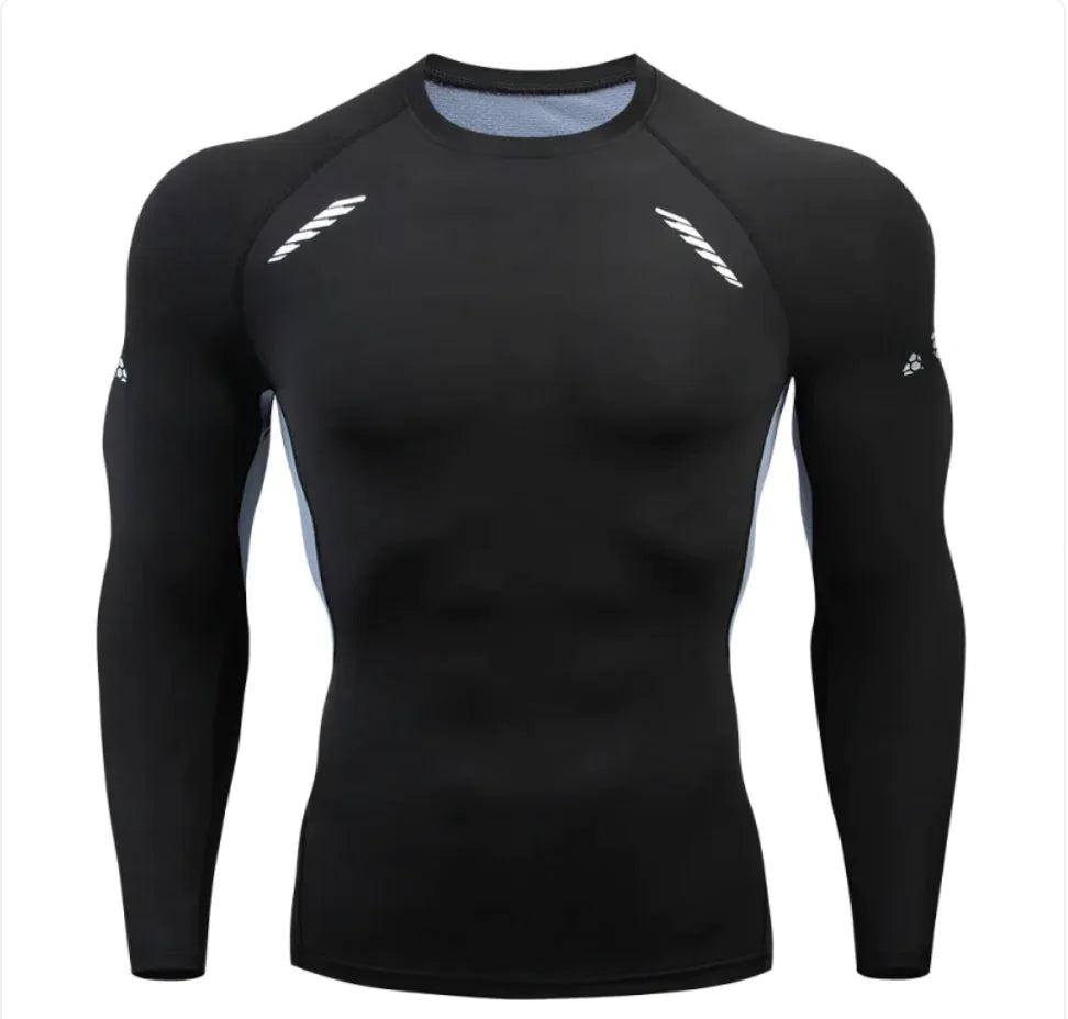 Men's Quick-Dry Sports Workout Shirt: Lightweight and breathable shirt designed to wick away moisture, keeping you cool and comfortable during intense workouts or outdoor activities - TNT Fitness Gear