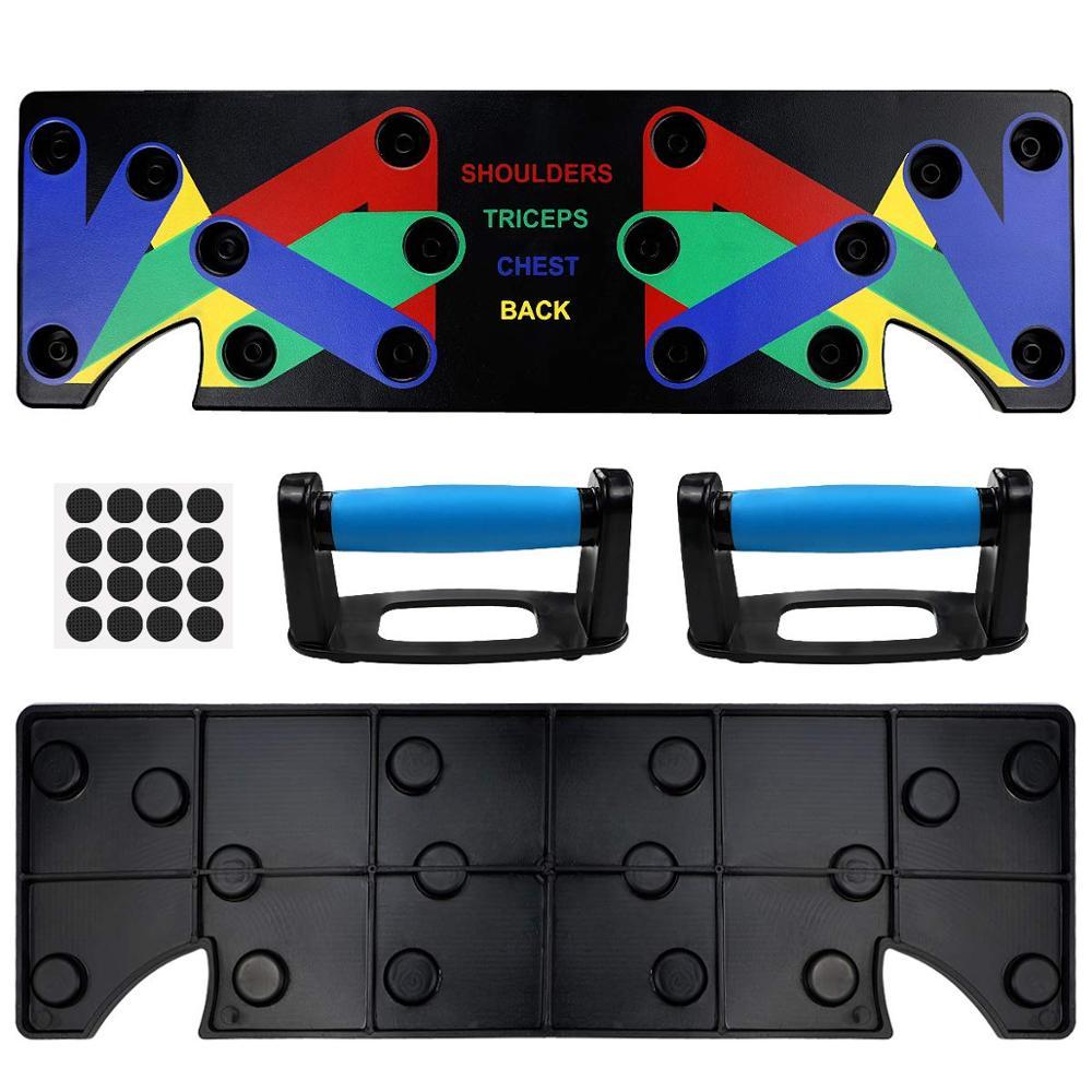 9-in-1 Push-Up Rack Board for ABS and muscle training. Perfect home fitness equipment for bodybuilding by TNT Fitness Gear