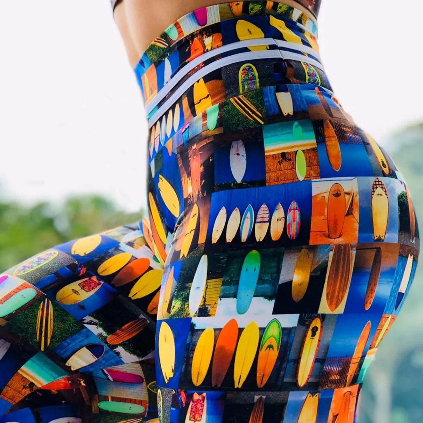 Women's high-waist push-up workout leggings available in a variety of unique colors and eye-catching prints. Crafted from stretchable, moisture-wicking fabric, these leggings offer a flattering fit, optimal comfort, and flexibility—perfect for workouts, yoga, or making a stylish athleisure statement. - TNT Fitness Gear