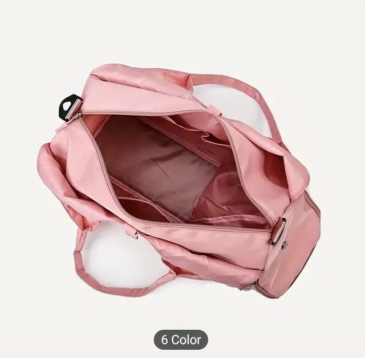A yoga mat Training bag with multiple compartments, a separate shoe pocket, and a stylish, durable design—perfect for workouts and travel. - TNT Fitness Gear