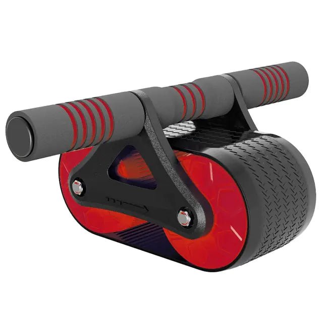 Abdominal Muscles Fitness Wheel designed for effective core workouts targeting abs, obliques, and lower back. Features a safety brake for controlled movements and smart rebound technology for efficient exercise. Ergonomic and versatile, it enhances core strength, posture, and balance for all fitness levels- TNT Fitness Gear