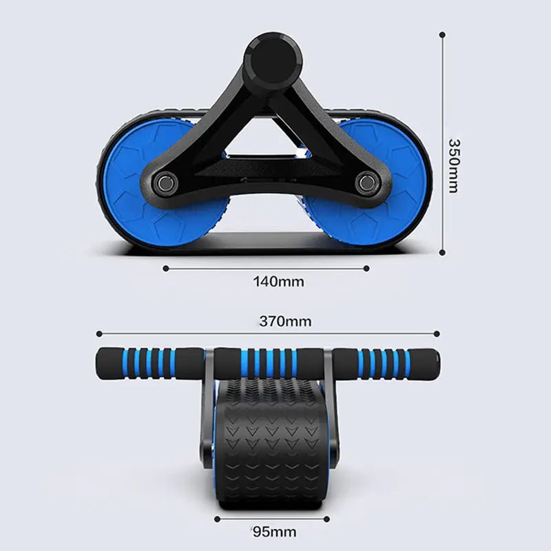 Abdominal Muscles Fitness Wheel designed for effective core workouts targeting abs, obliques, and lower back. Features a safety brake for controlled movements and smart rebound technology for efficient exercise. Ergonomic and versatile, it enhances core strength, posture, and balance for all fitness levels- TNT Fitness Gear