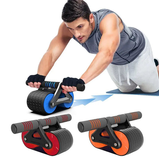 Abdominal Muscles Fitness Wheel designed for effective core workouts targeting abs, obliques, and lower back. Features a safety brake for controlled movements and smart rebound technology for efficient exercise. Ergonomic and versatile, it enhances core strength, posture, and balance for all fitness levels- TNT Fitness Gear