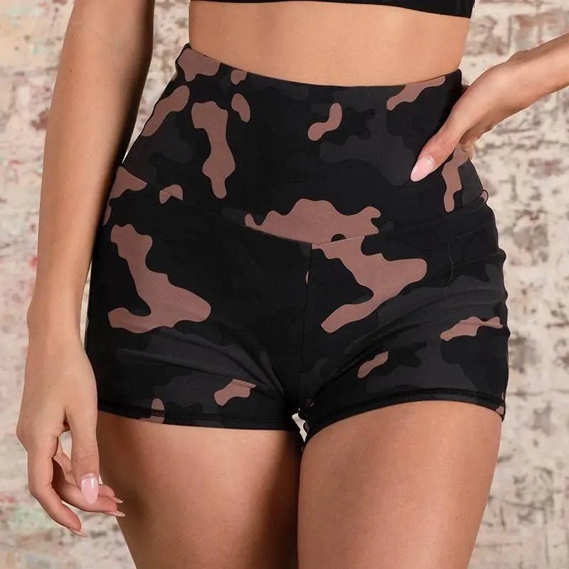 Active Camo Fitness Shorts Set designed for peak performance and style. Featuring a sleek camo pattern, moisture-wicking fabric, and a supportive fit, this breathable workout set ensures comfort and flexibility for gym sessions, yoga, or outdoor activities- TNT Fitness Gear
