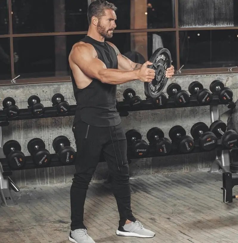Bodybuilding Fitness Sleeveless Vest - breathable, moisture-wicking gym vest designed for maximum performance and comfort.- TNT Fitness Gear