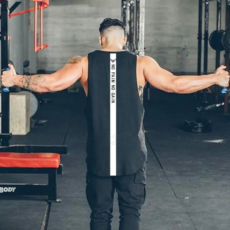 Bodybuilding Fitness Sleeveless Vest - breathable, moisture-wicking gym vest designed for maximum performance and comfort.- TNT Fitness Gear