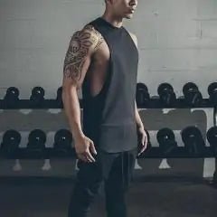 Bodybuilding Fitness Sleeveless Vest - breathable, moisture-wicking gym vest designed for maximum performance and comfort.- TNT Fitness Gear