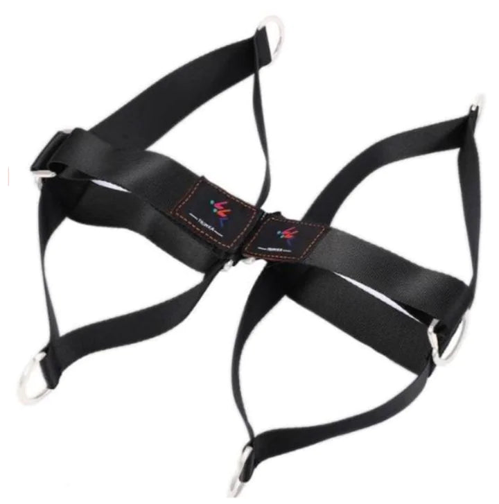 Complete Leg Workout Universal Multi-Ring Straps designed for versatile resistance and support. Ideal for targeting every muscle group, enhancing strength, flexibility, and fitness with adjustable resistance levels. Portable and convenient for effective home leg workouts.- TNT Fitness Gear