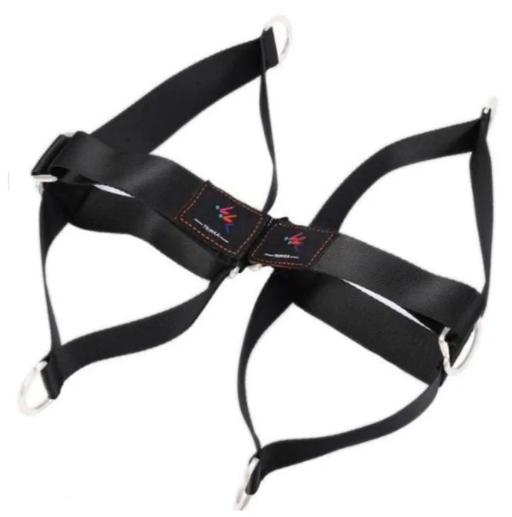 Complete Leg Workout Universal Multi-Ring Straps designed for versatile resistance and support. Ideal for targeting every muscle group, enhancing strength, flexibility, and fitness with adjustable resistance levels. Portable and convenient for effective home leg workouts.- TNT Fitness Gear