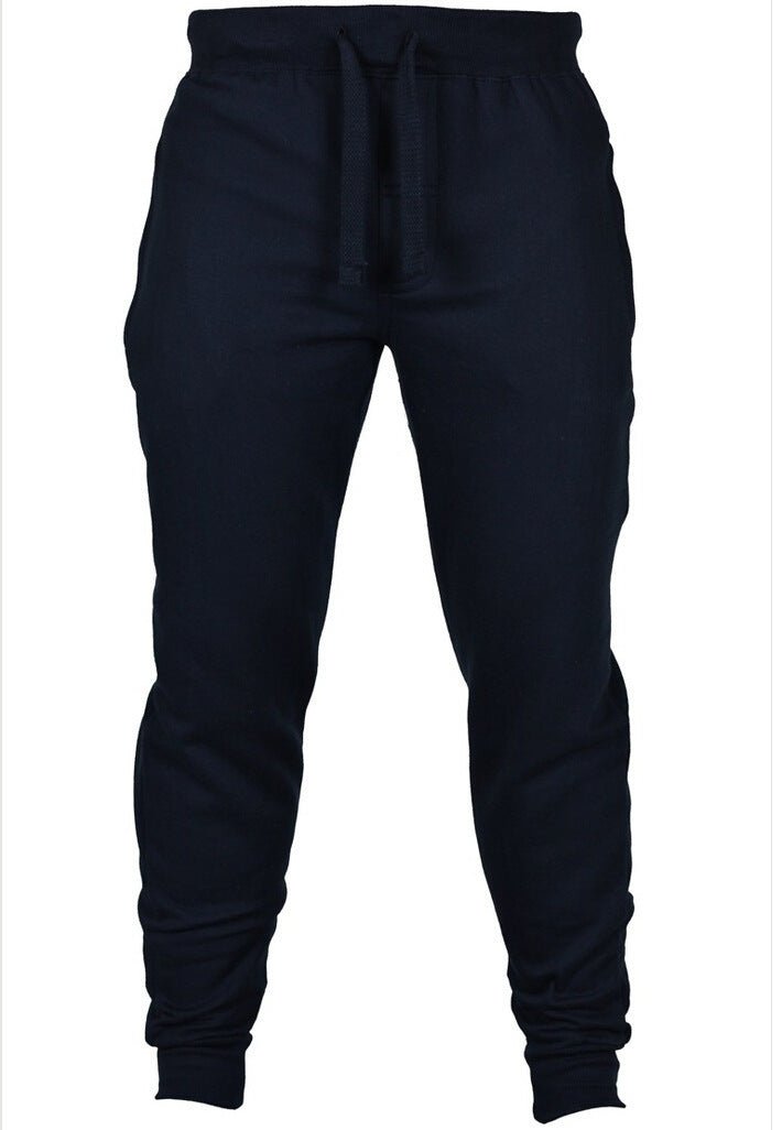 Men’s elasticated track pants with a drawstring waist, offering a snug fit and flexibility for any activity. Made from breathable, moisture-wicking fabric, these pants are ideal for jogging, gym workouts, or lounging.