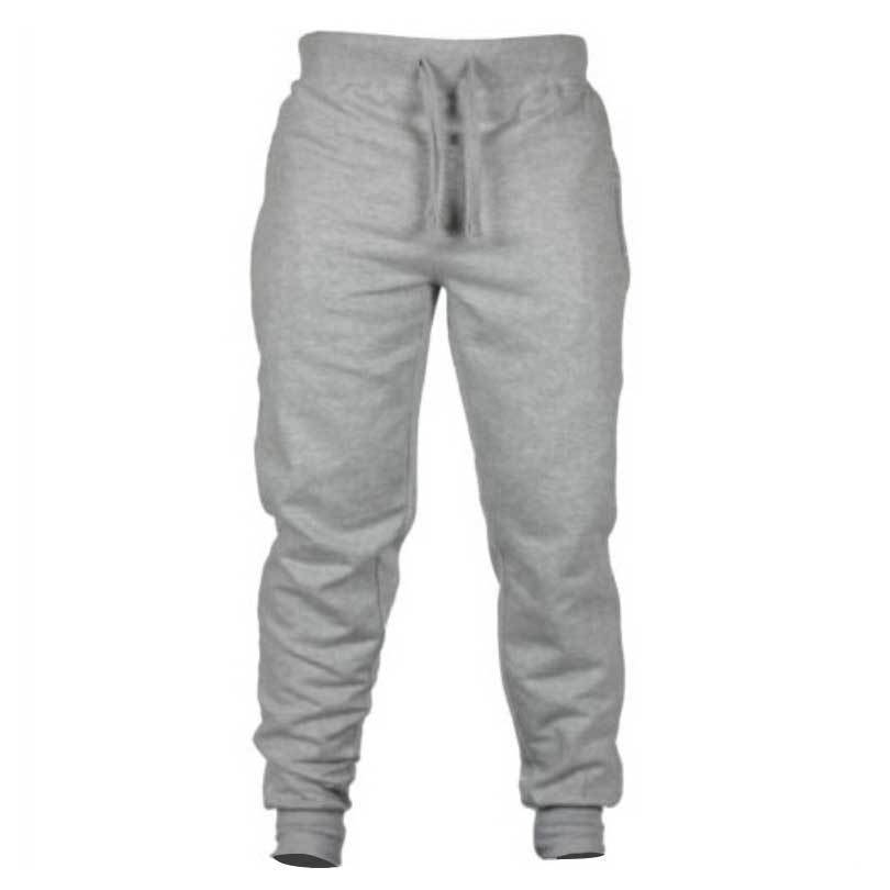 Men’s comfort-fit track pants lightweight casual joggers elastic waistband