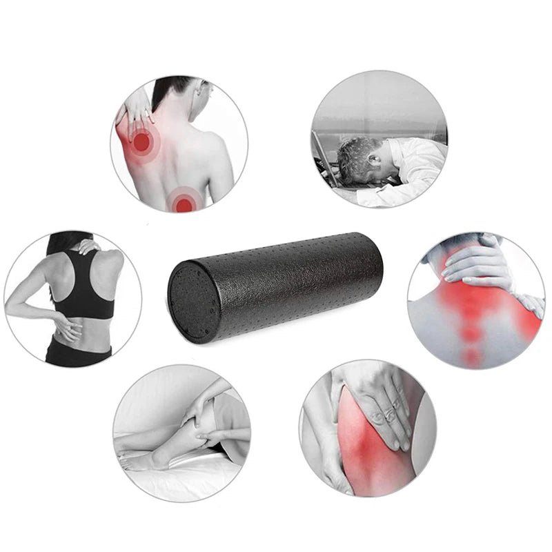 EPP Yoga Foam Roller designed for fitness and muscle recovery, featuring a lightweight, portable design for yoga, Pilates, and post-workout therapy. TNT Fitness Gear