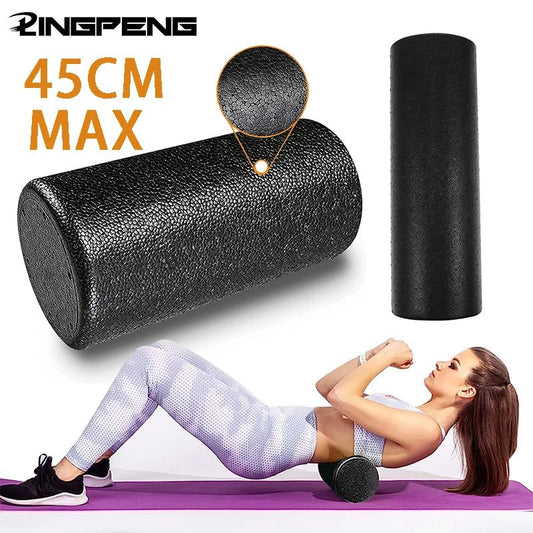 EPP Yoga Foam Roller designed for fitness and muscle recovery, featuring a lightweight, portable design for yoga, Pilates, and post-workout therapy. TNT Fitness Gear