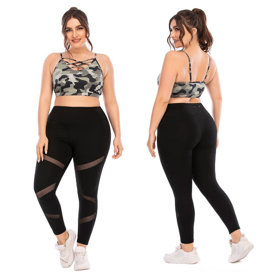 Plus-size women's fitness and yoga suits with a sleeveless, high-quality nylon blend, moisture-wicking fabric, and a flattering high-support design for comfort and versatility. - TNT Fitness Gear