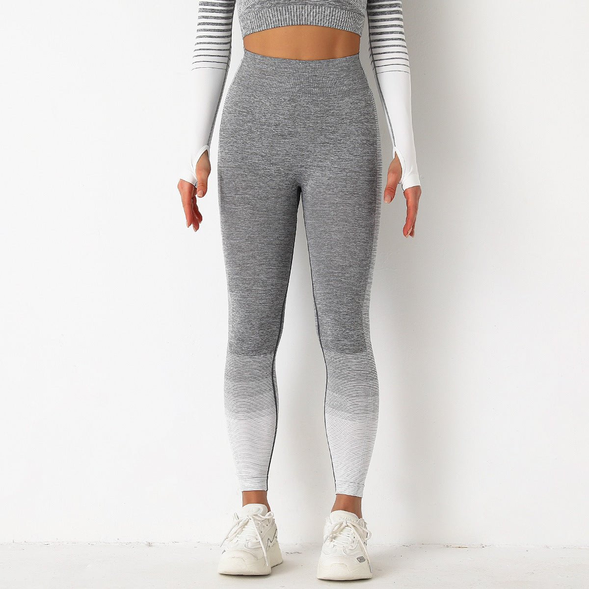 Women's seamless yoga suits designed for comfort and performance, featuring a flexible, breathable fabric that moves with your body. Perfect for yoga, workouts, or casual wear, offering a sleek, stylish fit. TNT Fitness Gear.