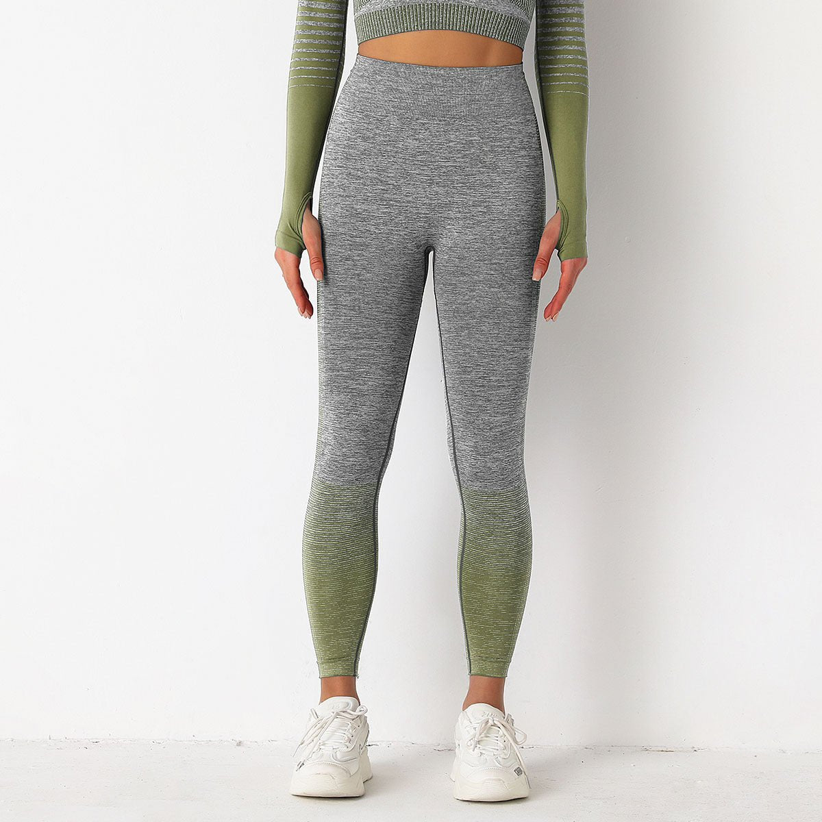 Women's seamless yoga suits designed for comfort and performance, featuring a flexible, breathable fabric that moves with your body. Perfect for yoga, workouts, or casual wear, offering a sleek, stylish fit. TNT Fitness Gear.