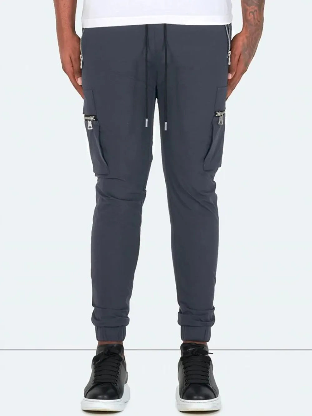 Men’s casual jogger pants with drawstring waist and side pockets