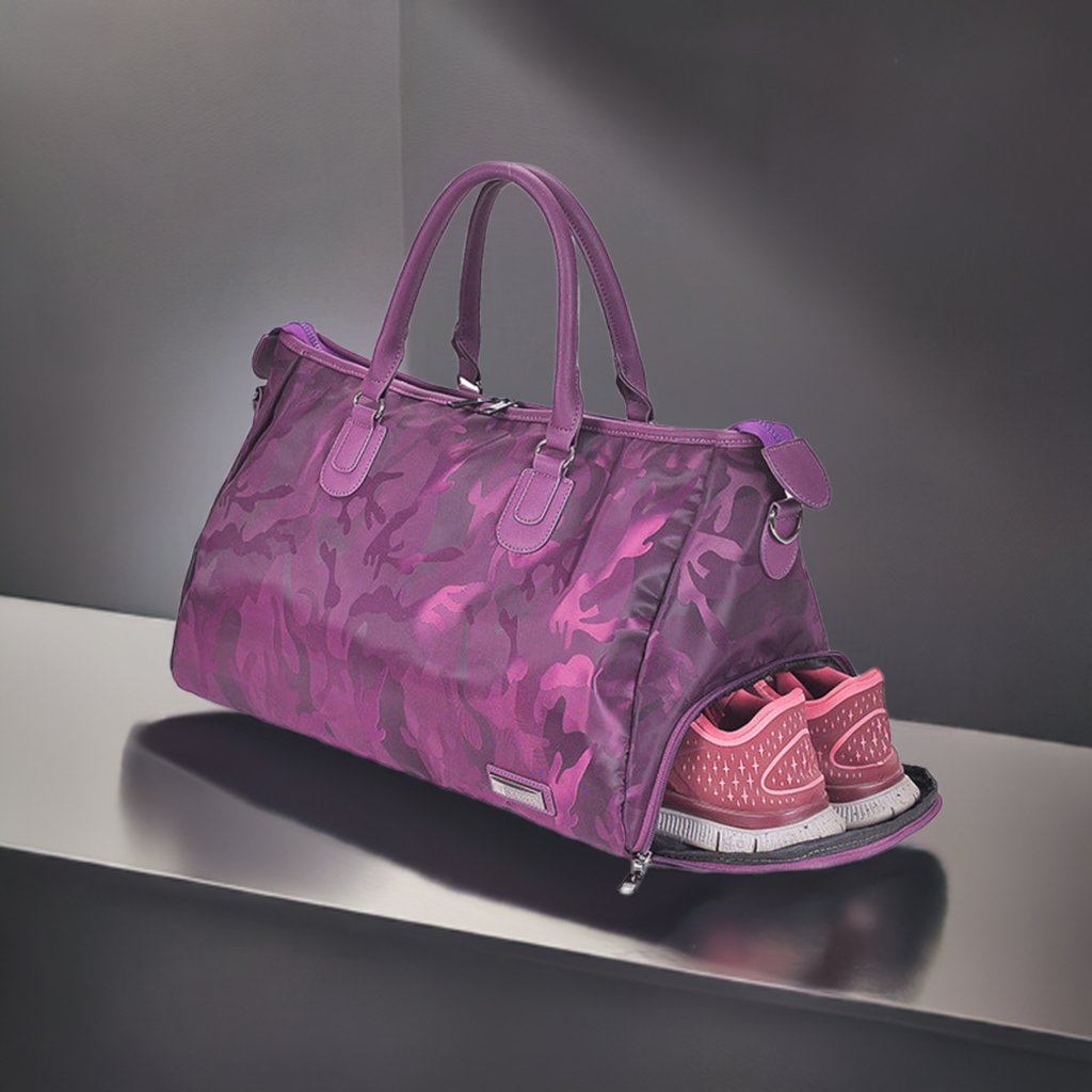 A durable waterproof fitness training bag with a spacious design, dedicated shoe pocket, and high-quality Oxford cloth material—perfect for workouts and travel - TNT Fitness Gear