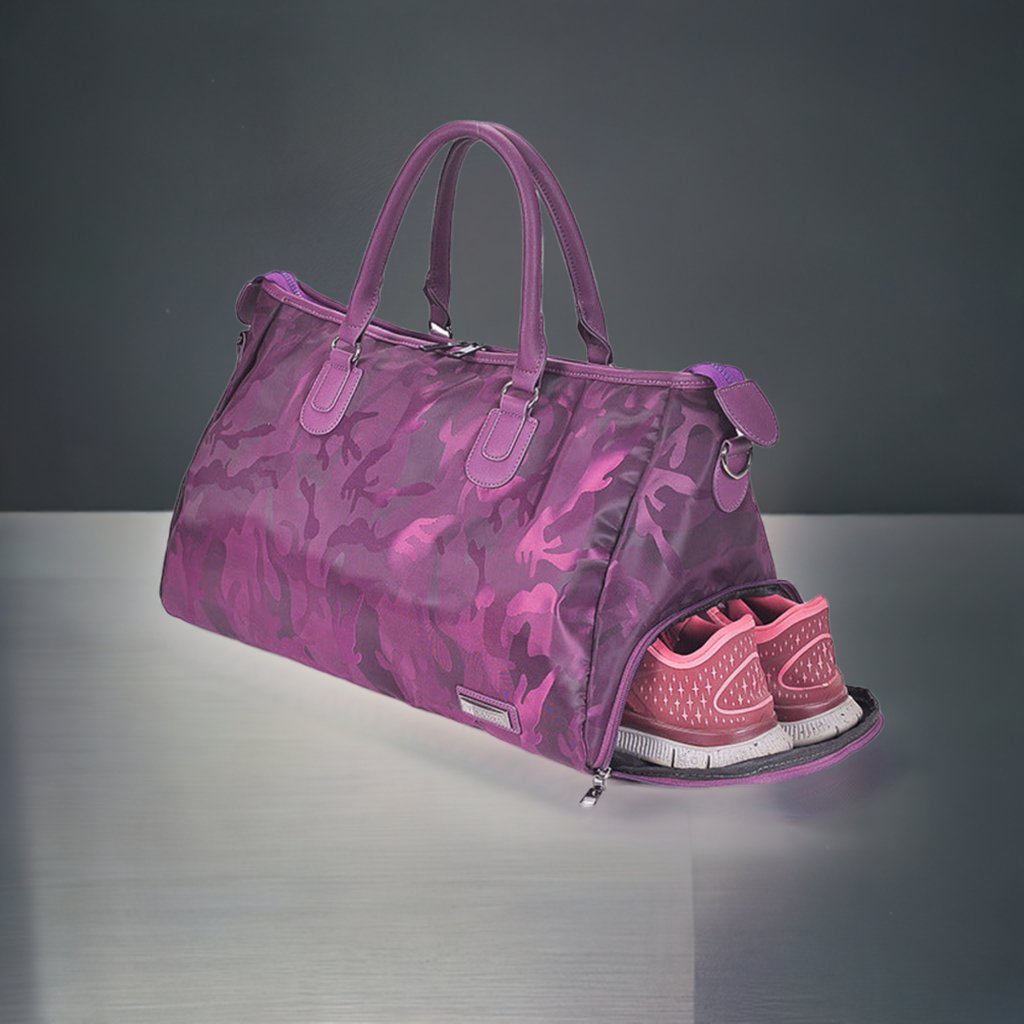 A durable waterproof fitness training bag with a spacious design, dedicated shoe pocket, and high-quality Oxford cloth material—perfect for workouts and travel - TNT Fitness Gear