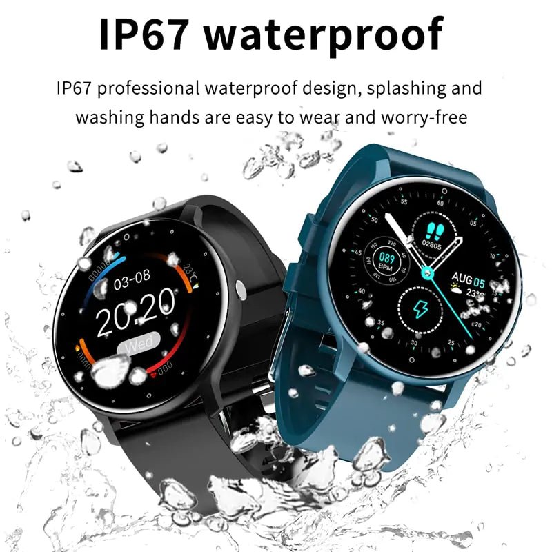 Fitness IP67 Waterproof Smartwatch designed for active lifestyles, featuring health tracking, durable waterproof design, and modern style. Perfect for workouts, outdoor activities, and daily use. - TNT Fitness Gear