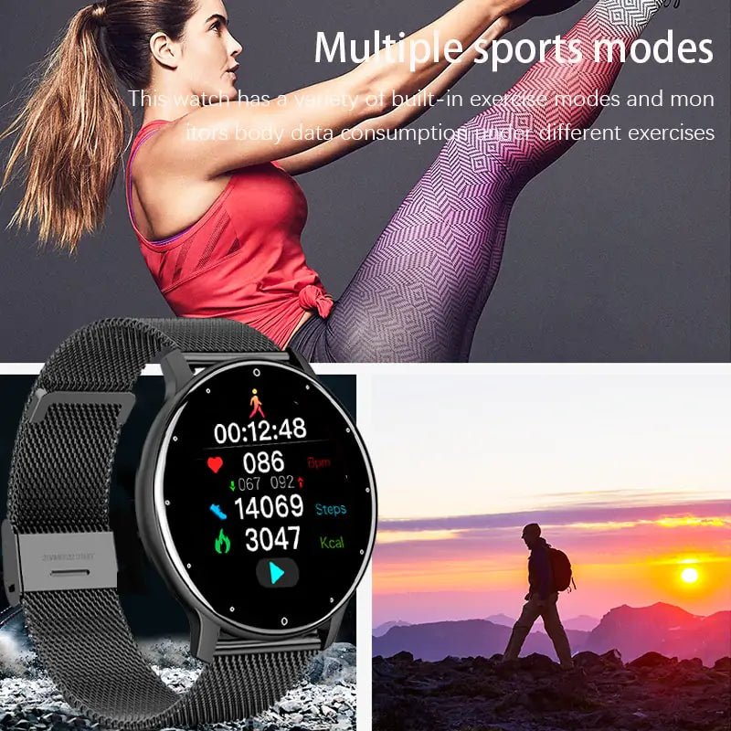 Fitness IP67 Waterproof Smartwatch designed for active lifestyles, featuring health tracking, durable waterproof design, and modern style. Perfect for workouts, outdoor activities, and daily use. - TNT Fitness Gear
