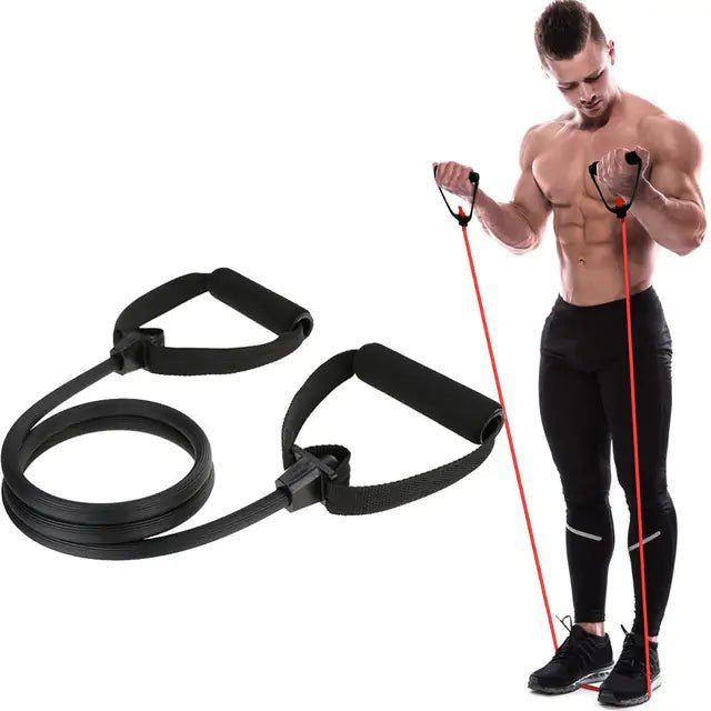 Pilates Bar with integrated resistance bands, designed to enhance workouts by engaging all muscle groups. Promotes better posture, stability, and core strength with adjustable resistance for all fitness levels. Made from durable materials with comfortable grips, it’s lightweight, compact, and perfect for home, gym, or travel use.- TNT Fitness Gear