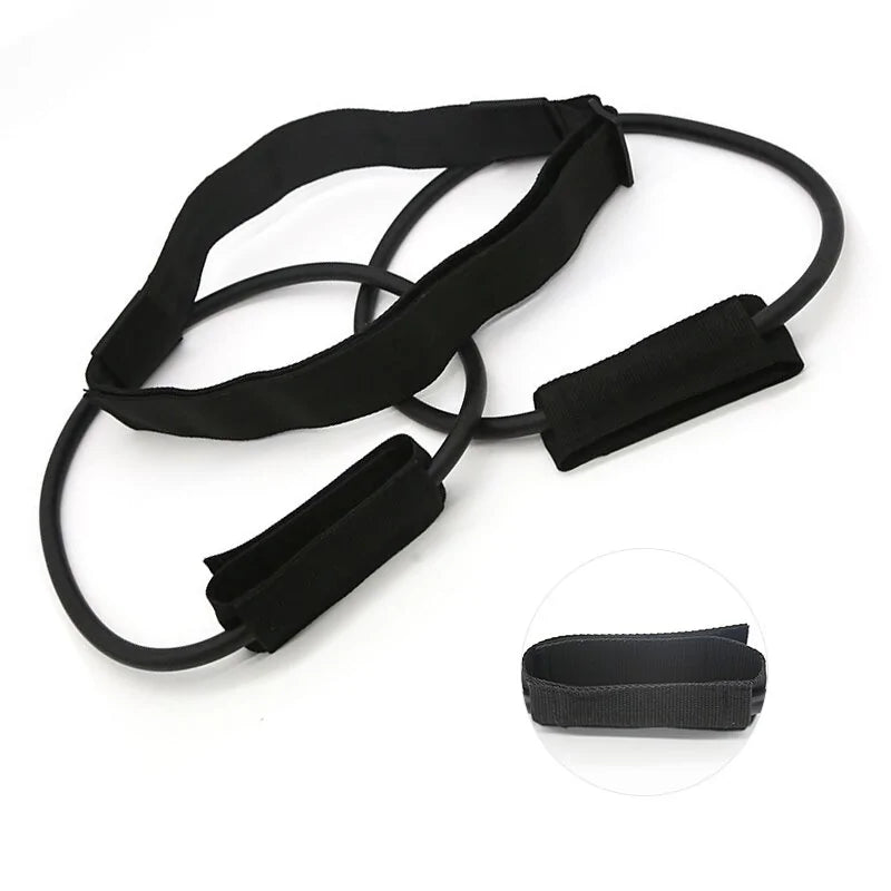 Fitness resistance bands designed for versatile workouts. Perfect for strength training, muscle toning, and rehabilitation exercises. Lightweight, portable, and suitable for various fitness levels, ideal for use at home, in the gym, or on the go -TNT Fitness Gear