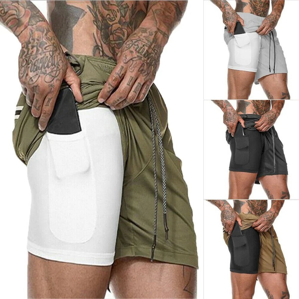 Fitness Running Shorts - lightweight, moisture-wicking shorts with flexible fabric for unrestricted movement. Features convenient pockets for essentials, ensuring cool, comfortable, and hassle-free runs - TNT Fitness Gear