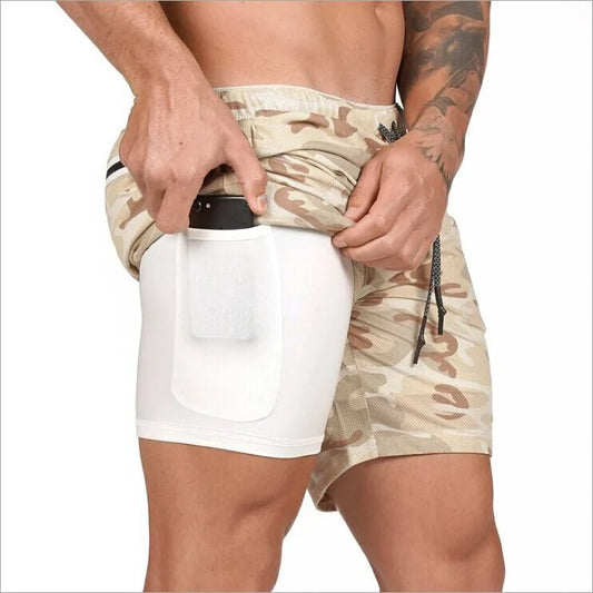 Fitness Running Shorts - lightweight, moisture-wicking shorts with flexible fabric for unrestricted movement. Features convenient pockets for essentials, ensuring cool, comfortable, and hassle-free runs - TNT Fitness Gear