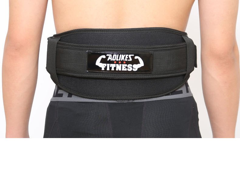 Nylon Weightlifting Belt designed for adults, offering durable construction and optimal support for strength training. Made from high-quality materials with an ergonomic design for comfort during weightlifting exercises like squats and deadlifts.- TNT Fitness Gear
