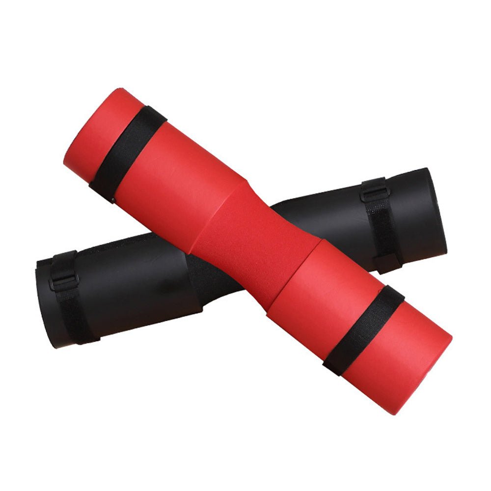 Foam barbell pad cover designed to enhance comfort and support during lifting exercises. Made with durable, cushioned material to protect shoulders and neck from pressure, ensuring safer and more comfortable squats, lunges, and other barbell workouts. Perfect for fitness enthusiasts seeking a secure and ergonomic experience. - TNT Fitness Gear