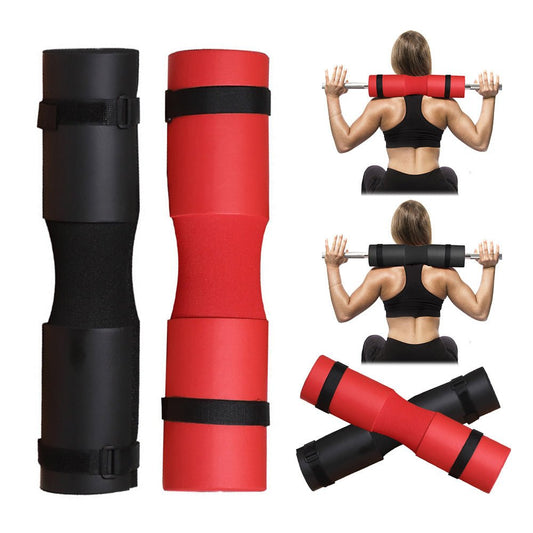 Foam barbell pad cover designed to enhance comfort and support during lifting exercises. Made with durable, cushioned material to protect shoulders and neck from pressure, ensuring safer and more comfortable squats, lunges, and other barbell workouts. Perfect for fitness enthusiasts seeking a secure and ergonomic experience. - TNT Fitness Gear