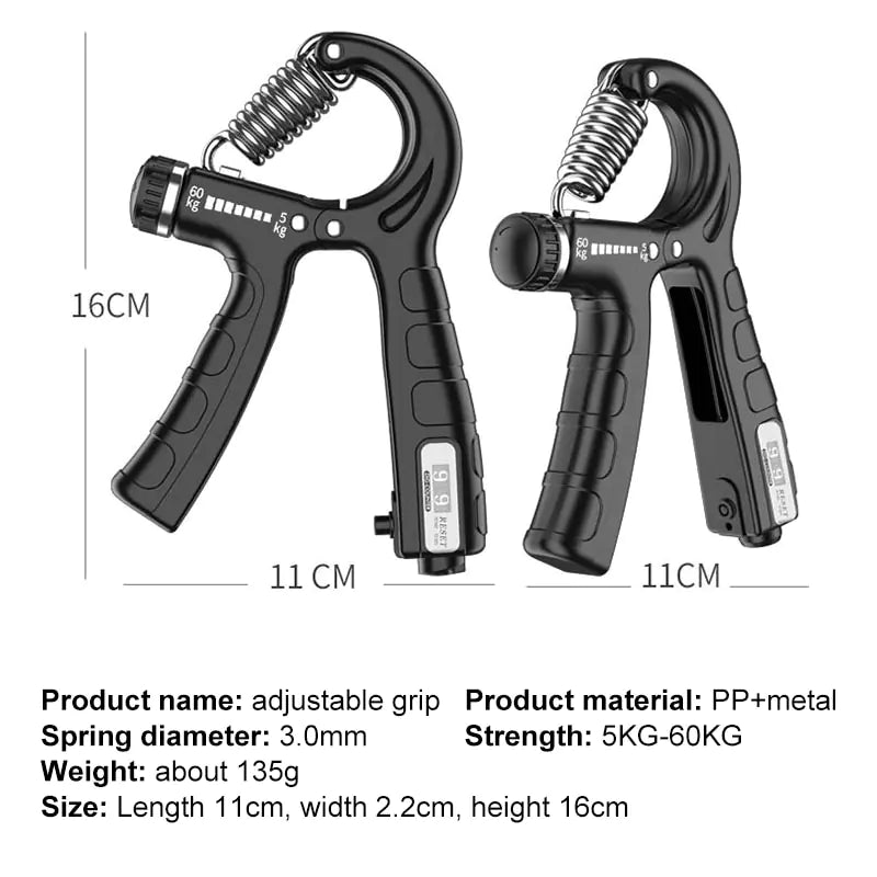 Heavy Gripper Fitness Expander designed to improve grip strength and hand endurance, featuring durable construction and adjustable resistance for customized workouts.- TNT Fitness Gear