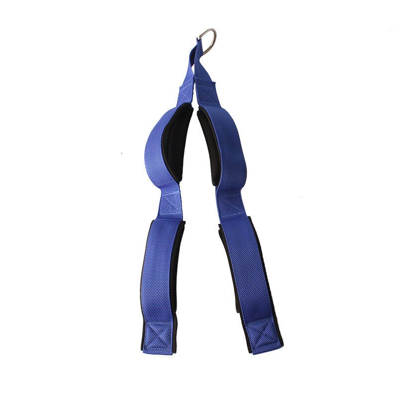 Portable high pull-down chest expander crafted from durable neoprene with a robust 5cm ribbon, designed for sculpting and strengthening the chest, back, shoulders, and arms. Compact and lightweight for workouts anywhere, featuring adjustable resistance, ergonomic handles, and vibrant multicolor options for fitness enthusiasts of all levels. - TNT Fitness