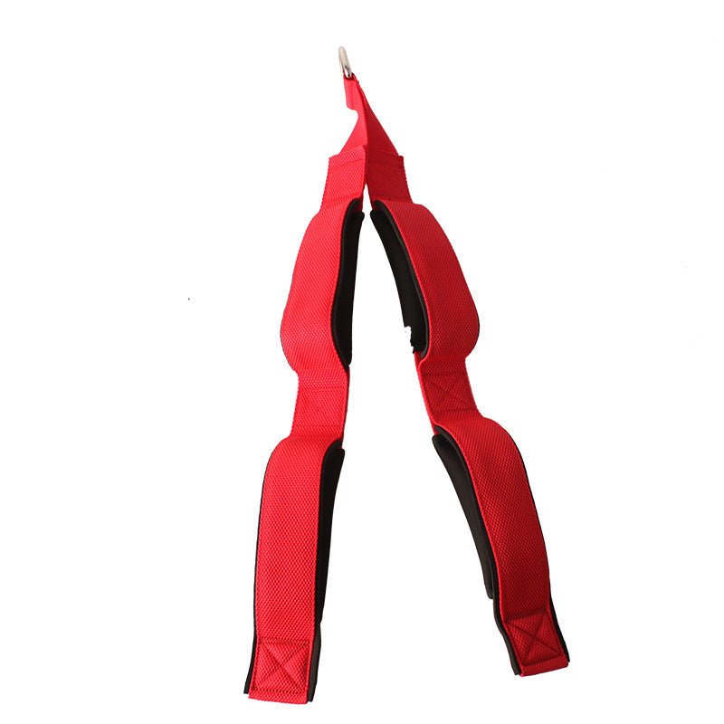 Portable high pull-down chest expander crafted from durable neoprene with a robust 5cm ribbon, designed for sculpting and strengthening the chest, back, shoulders, and arms. Compact and lightweight for workouts anywhere, featuring adjustable resistance, ergonomic handles, and vibrant multicolor options for fitness enthusiasts of all levels. - TNT Fitness