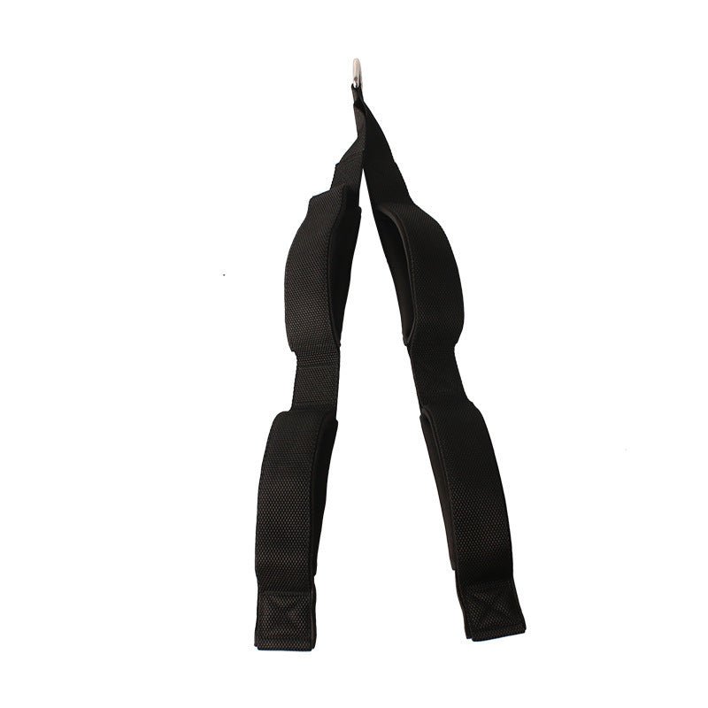 Portable high pull-down chest expander crafted from durable neoprene with a robust 5cm ribbon, designed for sculpting and strengthening the chest, back, shoulders, and arms. Compact and lightweight for workouts anywhere, featuring adjustable resistance, ergonomic handles, and vibrant multicolor options for fitness enthusiasts of all levels. - TNT Fitness
