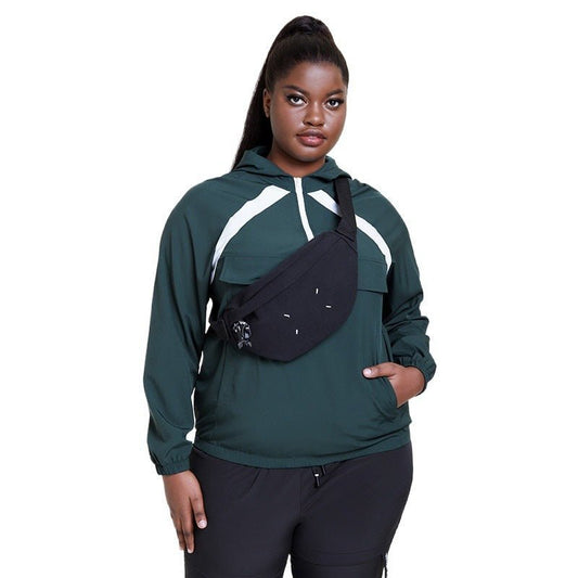 Hooded Running Sweatshirt Women Fitness Yoga Workout Tops - TNT Fitness