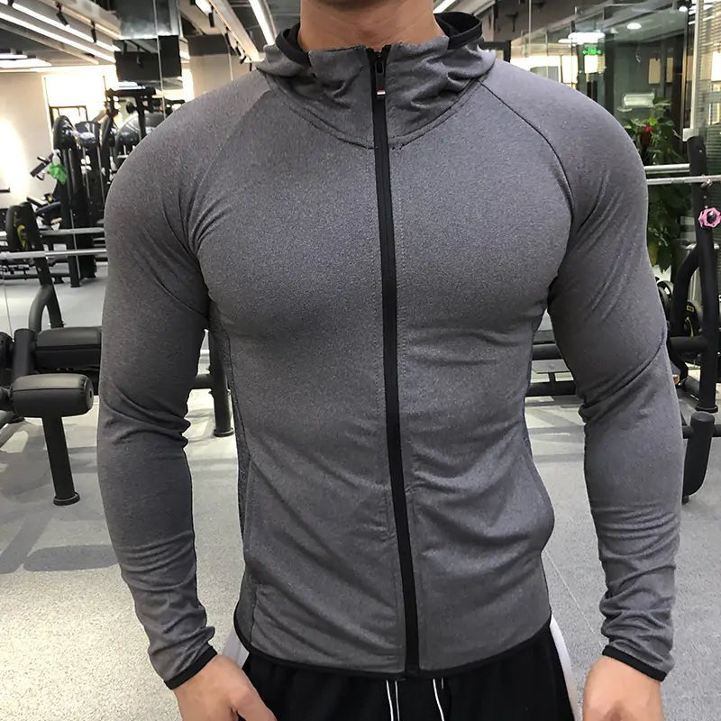 Men's Sports Hoodie: Comfortable and stylish hoodie designed for athletic and casual wear, featuring a lightweight, breathable fabric and a sporty look for active lifestyles - TNT Fitness Gear