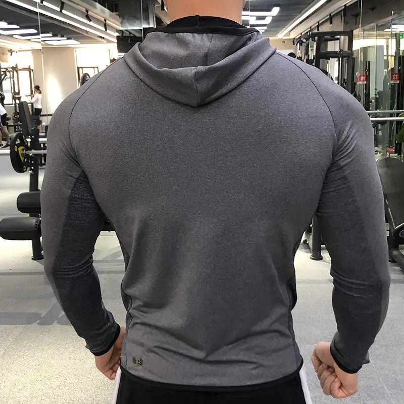 Men's Sports Hoodie: Comfortable and stylish hoodie designed for athletic and casual wear, featuring a lightweight, breathable fabric and a sporty look for active lifestyles - TNT Fitness Gear