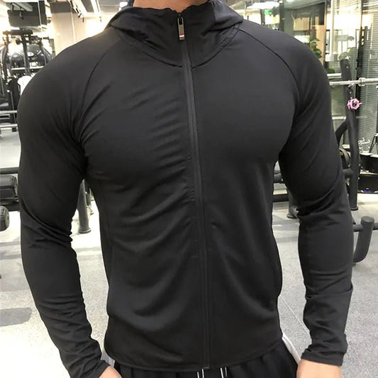 Men's Sports Hoodie: Comfortable and stylish hoodie designed for athletic and casual wear, featuring a lightweight, breathable fabric and a sporty look for active lifestyles - TNT Fitness Gear