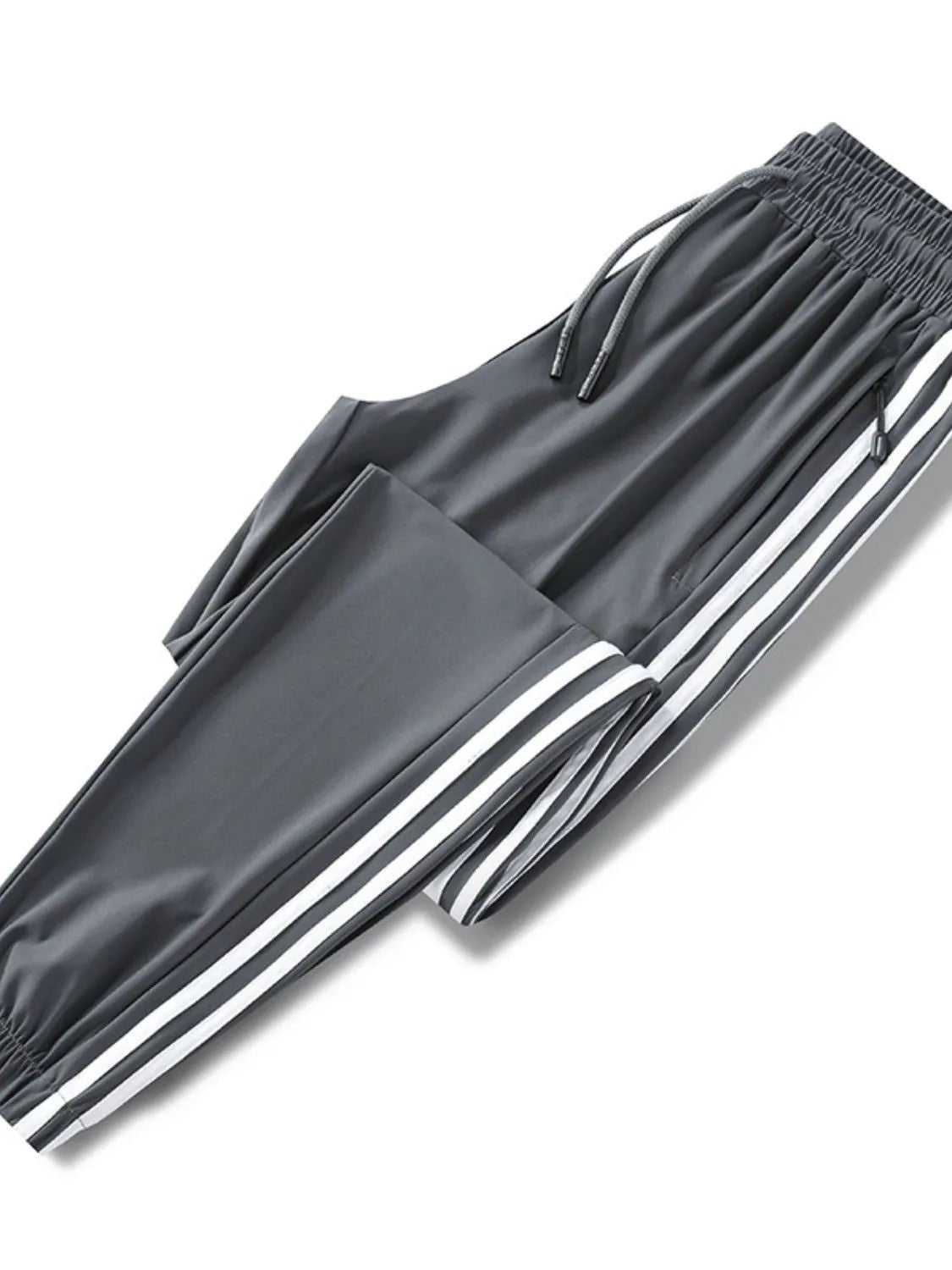 Men’s Side - Striped Workout Pants – Athletic Fit Performance Wear - TNT Fitness