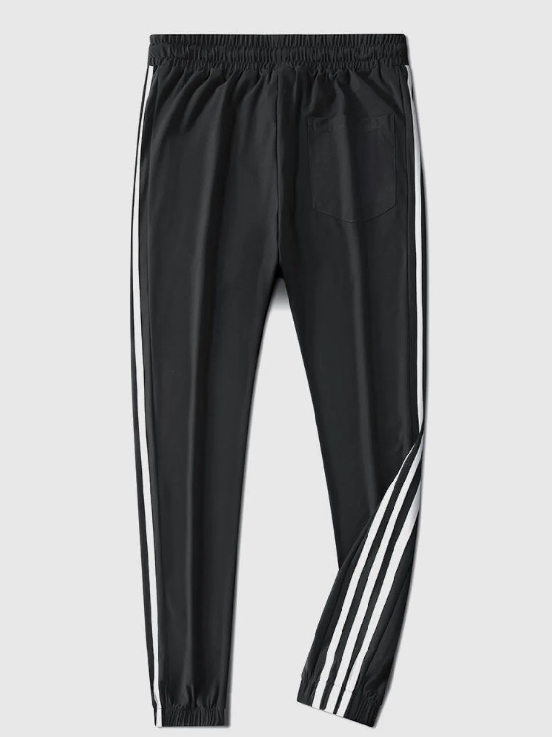 Men’s Side - Striped Workout Pants – Athletic Fit Performance Wear - TNT Fitness