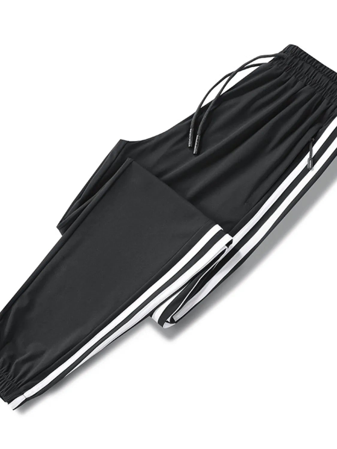 Men’s Side - Striped Workout Pants – Athletic Fit Performance Wear - TNT Fitness
