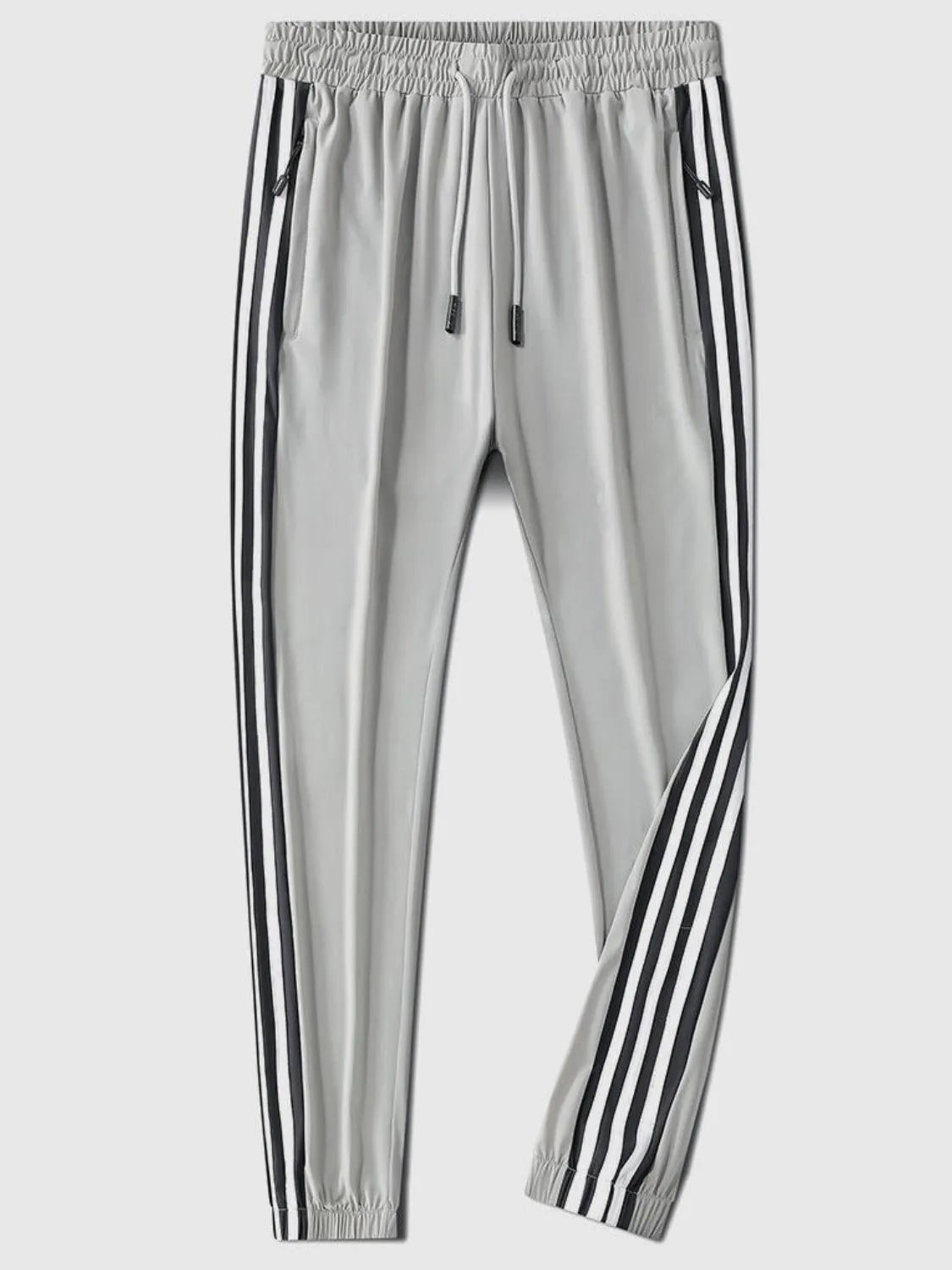 Men’s Side - Striped Workout Pants – Athletic Fit Performance Wear - TNT Fitness