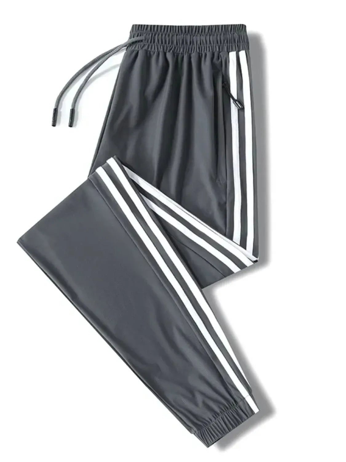 Men’s Side - Striped Workout Pants – Athletic Fit Performance Wear - TNT Fitness