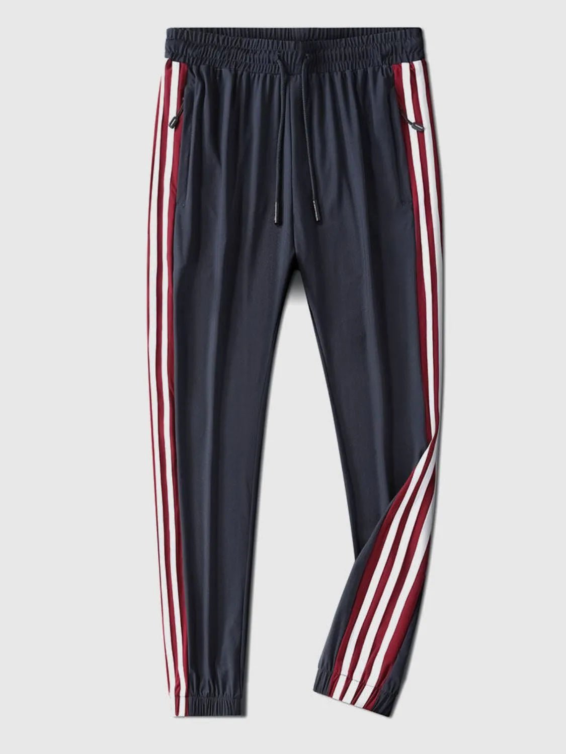 Men’s Side - Striped Workout Pants – Athletic Fit Performance Wear - TNT Fitness