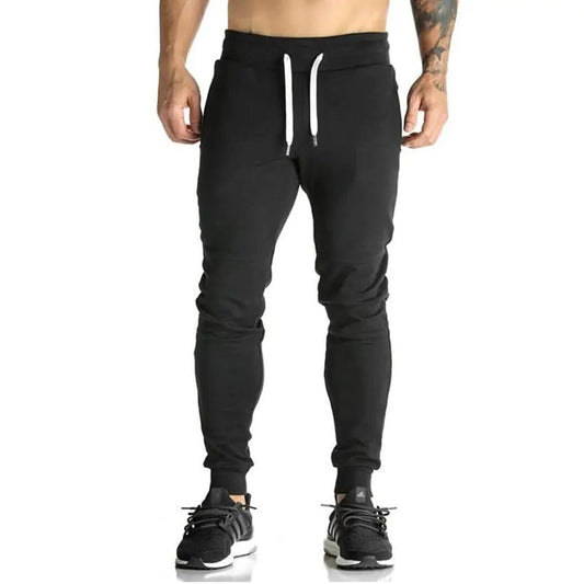Men’s athletic sweatpants tapered fit cotton joggers comfortable gym pants